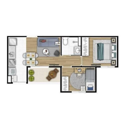 Imagem Apartamento com 2 Quartos à Venda, 41 m² em Mooca - São Paulo Imagem Apartamento com 2 Quartos à Venda, 41 m² em Mooca - São Paulo