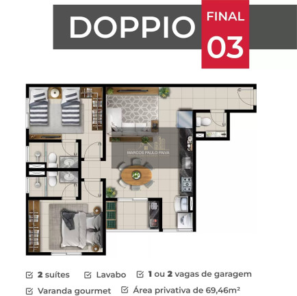 Imagem Apartamento com 2 Quartos à Venda, 64 m² em Atibaia Jardim - Atibaia Imagem Apartamento com 2 Quartos à Venda, 64 m² em Atibaia Jardim - Atibaia