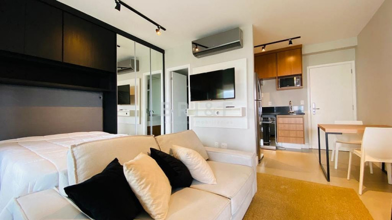 Imagem Apartamento com 1 Quarto para Alugar, 43 m² em Brooklin - São Paulo Imagem Apartamento com 1 Quarto para Alugar, 43 m² em Brooklin - São Paulo