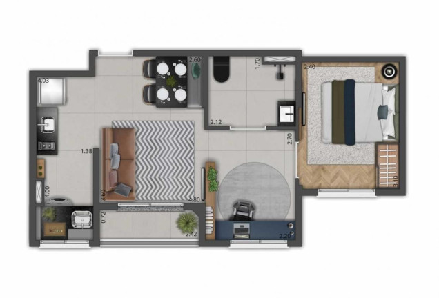 Imagem Imóvel com 1 Quarto à Venda, 31 m² em Pinheiros - São Paulo Imagem Imóvel com 1 Quarto à Venda, 31 m² em Pinheiros - São Paulo