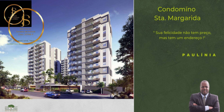 Apartamento com 3 Quartos à Venda, 83 m² em Chacara Sta Margarida - Paulínia