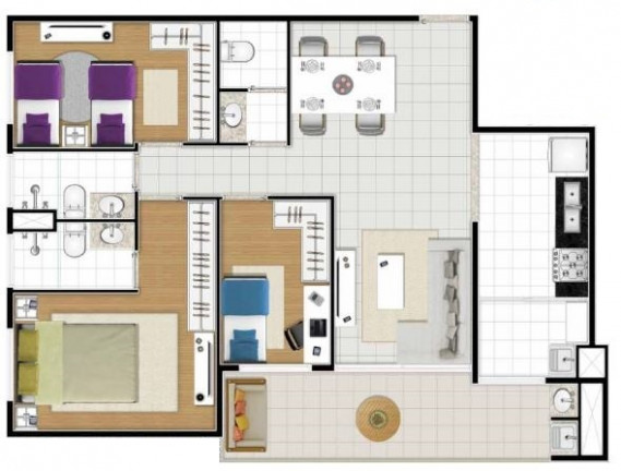 Imagem Apartamento com 1 Quarto à Venda, 49 m² em Alphaville - Barueri Imagem Apartamento com 1 Quarto à Venda, 49 m² em Alphaville - Barueri