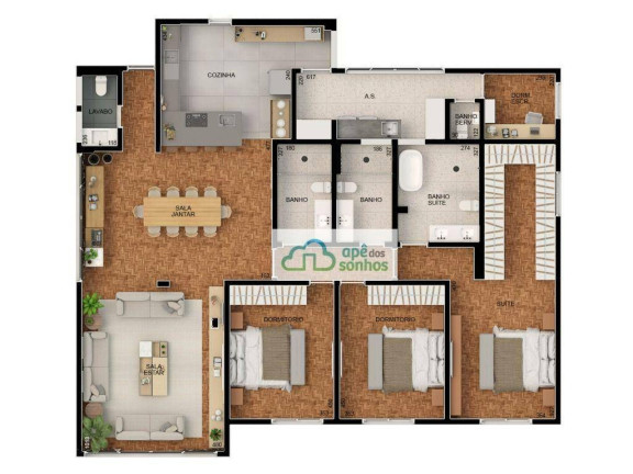 Imagem Apartamento com 3 Quartos à Venda, 221 m² em Jardim América - São Paulo Imagem Apartamento com 3 Quartos à Venda, 221 m² em Jardim América - São Paulo
