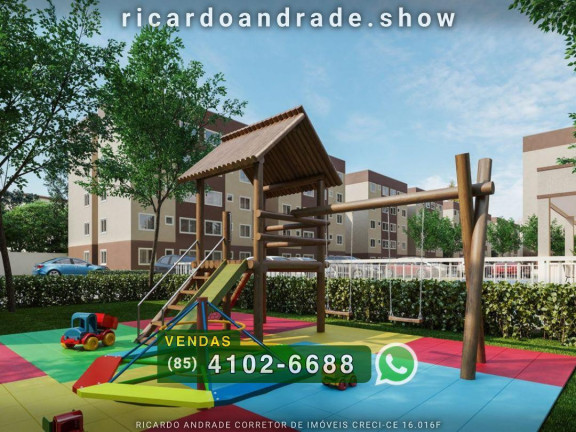 Imagem Apartamento com 2 Quartos à Venda, 40 m² em Centro - Caucaia Imagem Apartamento com 2 Quartos à Venda, 40 m² em Centro - Caucaia