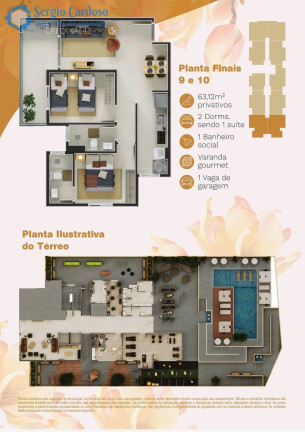 Imagem Apartamento com 2 Quartos à Venda, 45 m² em Centro - Itanhaém Imagem Apartamento com 2 Quartos à Venda, 45 m² em Centro - Itanhaém