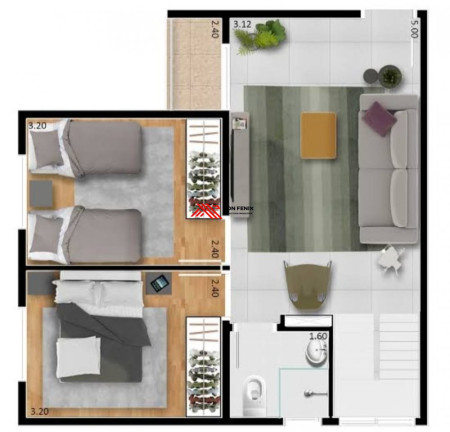 Imagem Apartamento com 2 Quartos à Venda, 42 m² em Parque Industrial Cumbica - Guarulhos