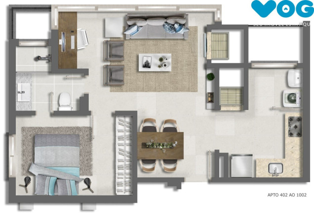 Imagem Imóvel com 1 Quarto à Venda, 52 m² em Boa Vista - Porto Alegre Imagem Imóvel com 1 Quarto à Venda, 52 m² em Boa Vista - Porto Alegre