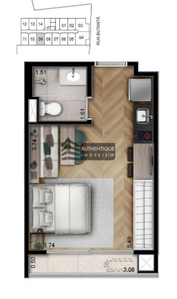 Imagem Apartamento com 2 Quartos à Venda, 43 m² em Pinheiros - São Paulo Imagem Apartamento com 2 Quartos à Venda, 43 m² em Pinheiros - São Paulo