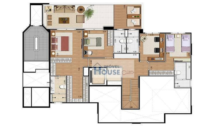Imagem Cobertura com 4 Quartos à Venda, 316 m² em Perdizes - São Paulo