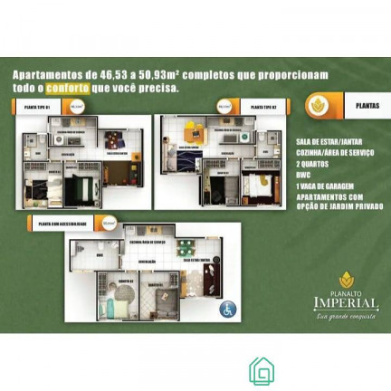 Imagem Apartamento com 2 Quartos à Venda, em Planalto - Natal Imagem Apartamento com 2 Quartos à Venda, em Planalto - Natal