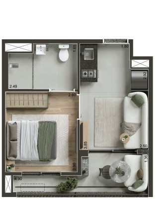 Imagem Apartamento com 1 Quarto à Venda, 30 m² em Alto Da Boa Vista - São Paulo
