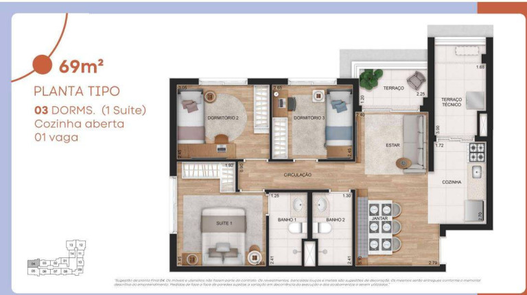 Imagem Apartamento com 3 Quartos à Venda, 68 m² em Tatuapé - São Paulo Imagem Apartamento com 3 Quartos à Venda, 68 m² em Tatuapé - São Paulo