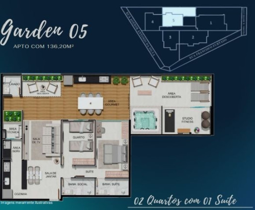 Imagem Apartamento com 3 Quartos à Venda, 130 m² em Muquiçaba - Guarapari Imagem Apartamento com 3 Quartos à Venda, 130 m² em Muquiçaba - Guarapari