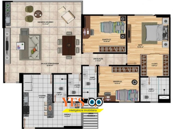 Imagem Apartamento com 3 Quartos à Venda, 108 m² em Santa Mônica - Feira De Santana Imagem Apartamento com 3 Quartos à Venda, 108 m² em Santa Mônica - Feira De Santana