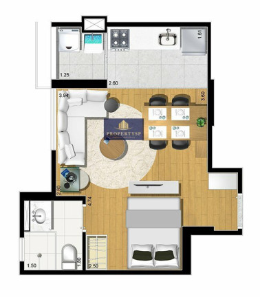 Imagem Apartamento com 1 Quarto à Venda, 29 m² em Cerqueira César - São Paulo Imagem Apartamento com 1 Quarto à Venda, 29 m² em Cerqueira César - São Paulo