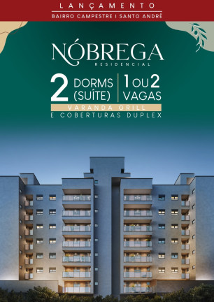 Imagem Apartamento com 2 Quartos à Venda, 50 m² em Campestre - Santo André Imagem Apartamento com 2 Quartos à Venda, 50 m² em Campestre - Santo André