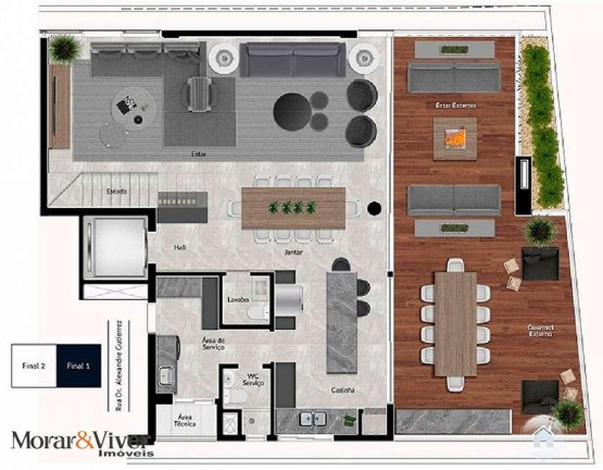 Imagem Apartamento com 3 Quartos à Venda, 153 m² em água Verde - Curitiba Imagem Apartamento com 3 Quartos à Venda, 153 m² em água Verde - Curitiba