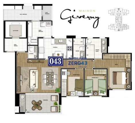 Imagem Apartamento com 3 Quartos à Venda, 110 m² em Gleba Fazenda Palhano - Londrina Imagem Apartamento com 3 Quartos à Venda, 110 m² em Gleba Fazenda Palhano - Londrina