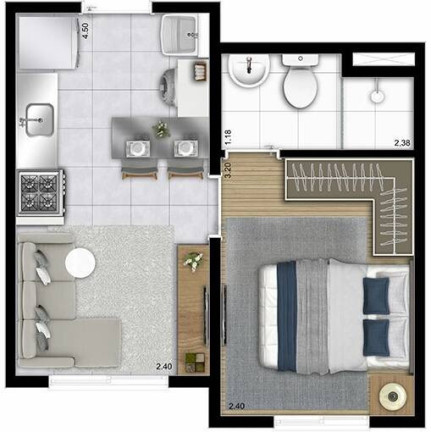 Imagem Apartamento com 2 Quartos à Venda,  em Alto Da Mooca - São Paulo