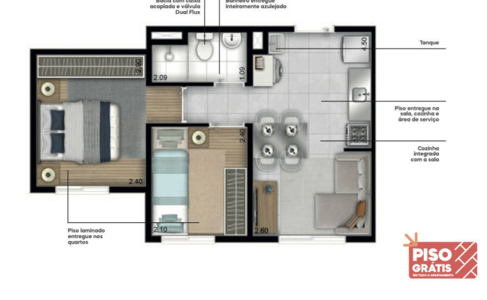 Imagem Apartamento com 2 Quartos à Venda,  em Alto Da Mooca - São Paulo
