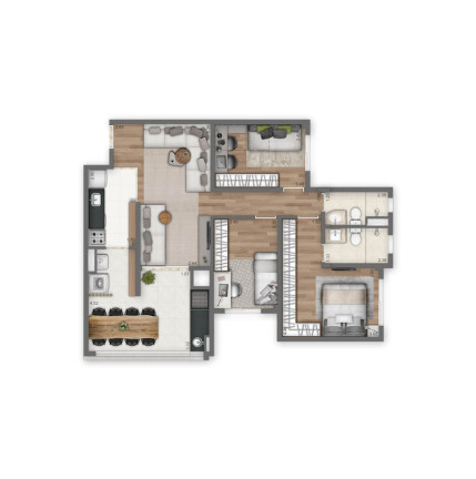 Imagem Apartamento com 3 Quartos à Venda, 84 m² em Parque São Jorge - São Paulo