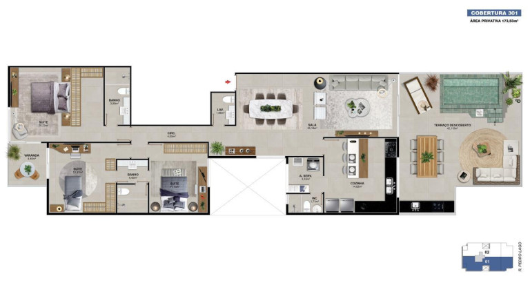 Imagem Apartamento com 3 Quartos à Venda, 173 m² em Barra Da Tijuca - Rio De Janeiro Imagem Apartamento com 3 Quartos à Venda, 173 m² em Barra Da Tijuca - Rio De Janeiro