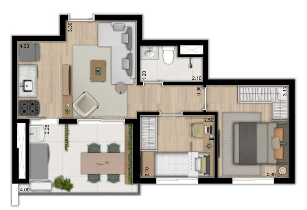 Imagem Apartamento com 1 Quarto à Venda, 34 m² em Ipiranga - São Paulo