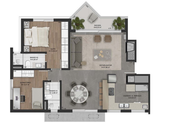 Imagem Apartamento com 2 Quartos à Venda, 162 m² em Mont Serrat - Porto Alegre Imagem Apartamento com 2 Quartos à Venda, 162 m² em Mont Serrat - Porto Alegre