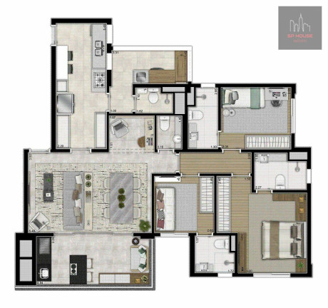 Imagem Apartamento com 3 Quartos à Venda, 115 m² em Sumaré - São Paulo