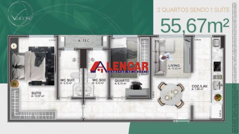 Imagem Apartamento com 2 Quartos à Venda, 55 m² em Nova Esperança - Porto Velho Imagem Apartamento com 2 Quartos à Venda, 55 m² em Nova Esperança - Porto Velho