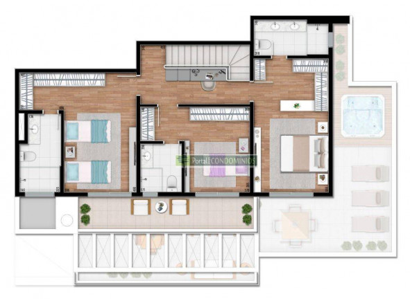 Imagem Cobertura com 4 Quartos à Venda, 203 m² em Bigorrilho - Curitiba