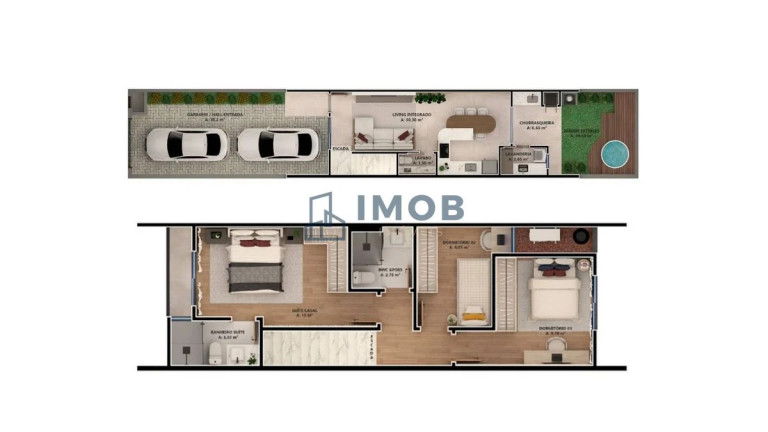 Casa com 3 Quartos à Venda, 106 m² em Jaraguá Esquerdo - Jaraguá Do Sul