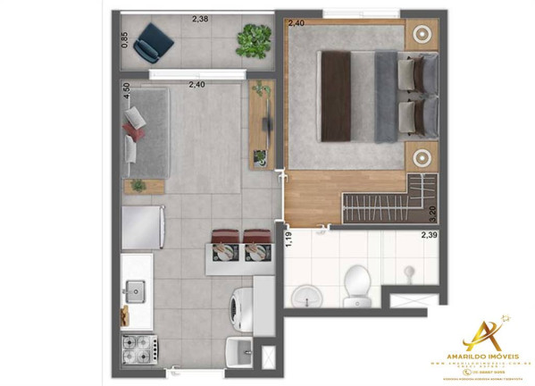 Imagem Apartamento com 1 Quarto à Venda, 27 m² em Bras - São Paulo Imagem Apartamento com 1 Quarto à Venda, 27 m² em Bras - São Paulo