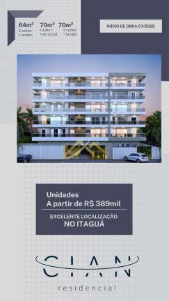 Imagem Apartamento com 2 Quartos à Venda, 70 m² em Itaguá - Ubatuba Imagem Apartamento com 2 Quartos à Venda, 70 m² em Itaguá - Ubatuba