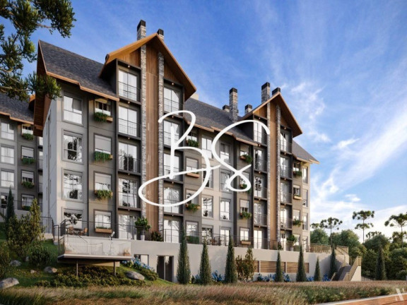 Imagem Apartamento com 1 Quarto à Venda, 43 m² em Varzea - Gramado Imagem Apartamento com 1 Quarto à Venda, 43 m² em Varzea - Gramado