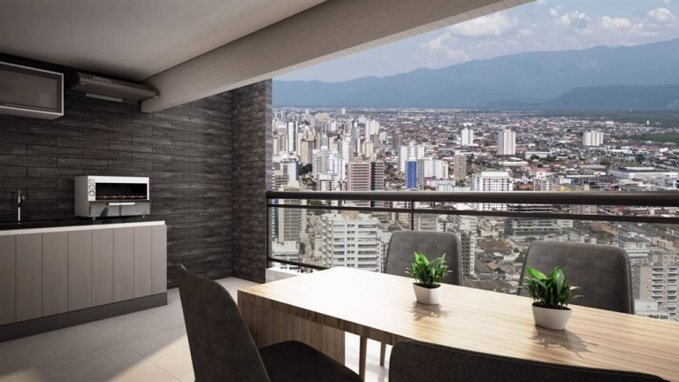 Imagem Apartamento com 2 Quartos à Venda, 103 m² em Guilhermina - Praia Grande
