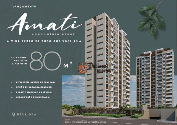 Imagem Apartamento com 2 Quartos à Venda, 80 m² em Morumbi - Paulínia Imagem Apartamento com 2 Quartos à Venda, 80 m² em Morumbi - Paulínia