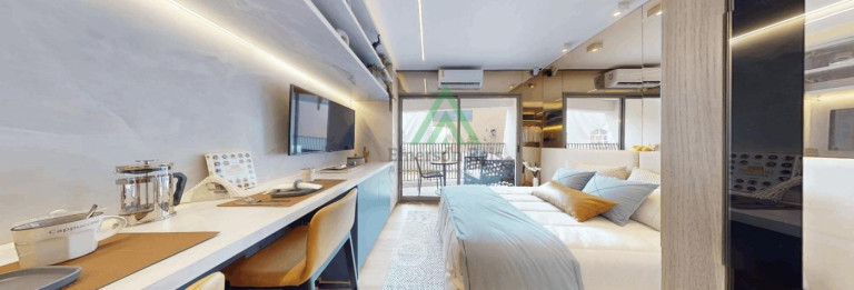 Imagem Apartamento com 1 Quarto à Venda, 27 m² em Moema - São Paulo Imagem Apartamento com 1 Quarto à Venda, 27 m² em Moema - São Paulo