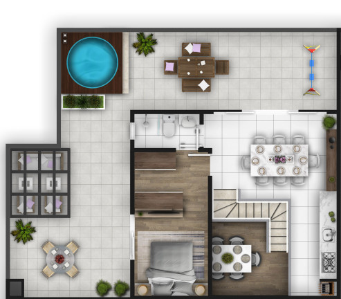 Imagem Cobertura com 3 Quartos à Venda, 211 m² em Bacacheri - Curitiba