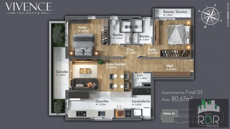 Imagem Apartamento com 1 Quarto à Venda, 49 m² em Região Das Hortênsias Imagem Apartamento com 1 Quarto à Venda, 49 m² em Região Das Hortênsias