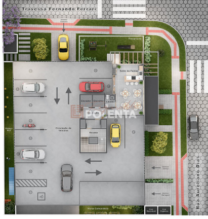Imagem Apartamento com 3 Quartos à Venda, 81 m² em São Cristóvão - Criciúma