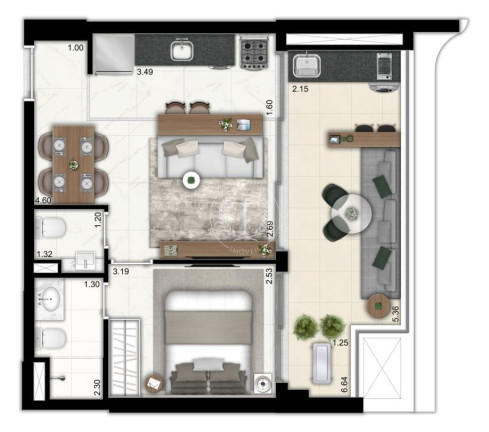Imagem Apartamento com 1 Quarto à Venda, 50 m² em Vila Pompéia - São Paulo Imagem Apartamento com 1 Quarto à Venda, 50 m² em Vila Pompéia - São Paulo