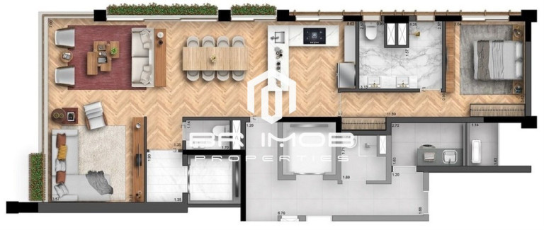 Imagem Imóvel com 2 Quartos à Venda, 105 m² em Itaim Bibi - São Paulo