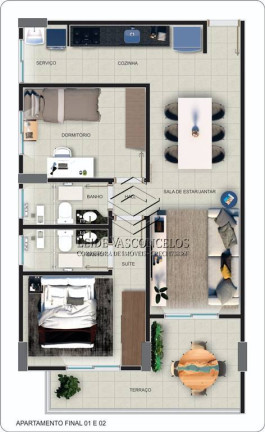 Imagem Apartamento com 2 Quartos à Venda, 61 m² em Canto Do Forte - Praia Grande Imagem Apartamento com 2 Quartos à Venda, 61 m² em Canto Do Forte - Praia Grande