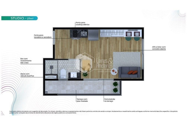 Imagem Studio com 1 Quarto à Venda, 24 m² em Brooklin Paulista - São Paulo