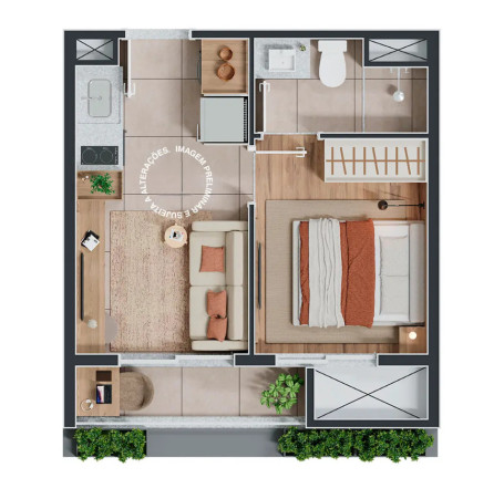 Imagem Imóvel com 2 Quartos à Venda, 44 m² em Santa Cecília - São Paulo Imagem Imóvel com 2 Quartos à Venda, 44 m² em Santa Cecília - São Paulo