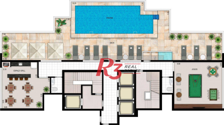 Imagem Apartamento com 2 Quartos à Venda, 99 m² em Aparecida - Santos Imagem Apartamento com 2 Quartos à Venda, 99 m² em Aparecida - Santos