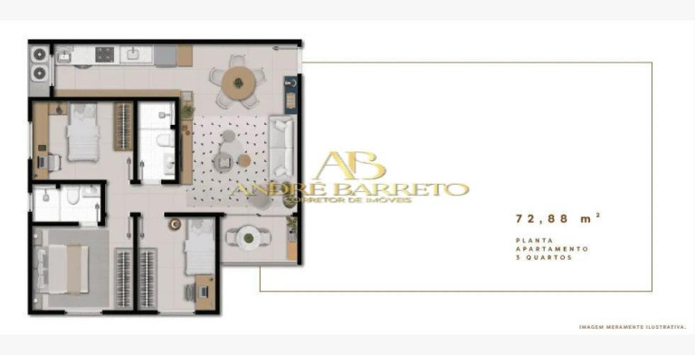 Imagem Apartamento com 2 Quartos à Venda, 55 m² em Buraquinho - Lauro De Freitas