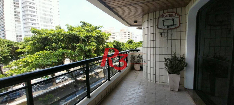 Imagem Apartamento com 3 Quartos para Alugar, 183 m² em Boqueirão - Santos