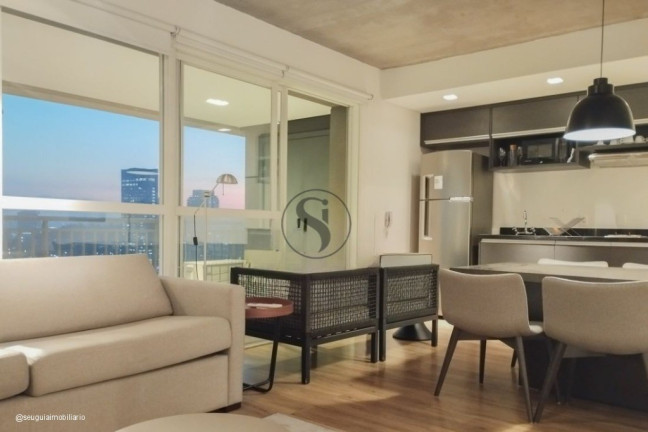 Imagem Apartamento com 1 Quarto para Alugar, 63 m² em Cidade Monções - São Paulo Imagem Apartamento com 1 Quarto para Alugar, 63 m² em Cidade Monções - São Paulo